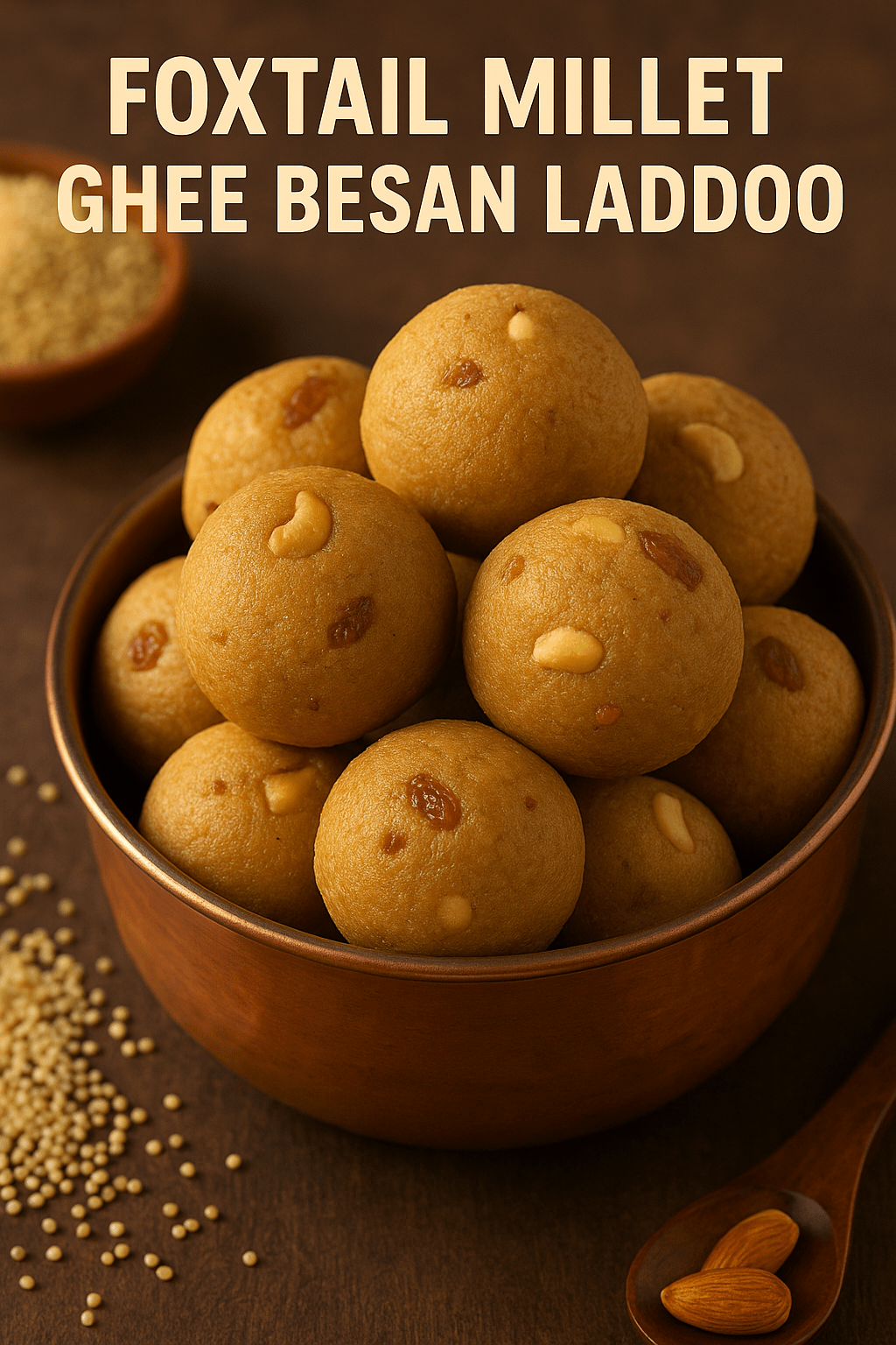 Foxtail Millet – Ghee Besan Laddoo